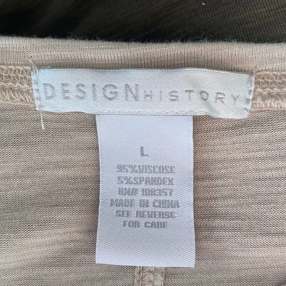 Z Design History Women’s Large Long Short Sleeve T Shirt Gradient Stretch - Picture 6 of 6